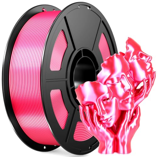 IEMAI Silk PLA+ Filament 1.75mm, Silk Rose Pink (Magenta), 1KG