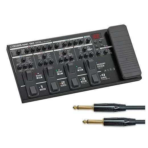 Boss ME-90 - Procesador de guitarra multiefectos para guitarra + cable jack keepdrum