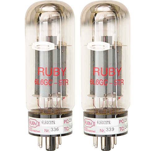 Ruby 6L6GCMSTR Matched Amp Tubes Duet