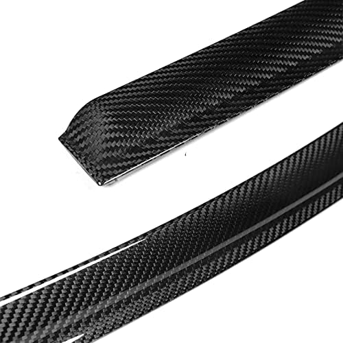 EPARTS Real Carbon Fiber Sun Shield Door Rain Window Visor Guard Compatible with 2011-2021 Dodge Charger