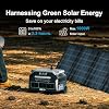 محطة طاقة محمولة IEE 3200W P3200 مع لوحة شمسية 2x200W، مولد شمسي 2048Wh، شحن تيار متردد 1800W، منافذ تيار متردد x 4، محطة طاقة بطارية LiFePO4 للنسخ الاحتياطي المنزلي، التخييم، المركبات الترفيهية، الطوارئ