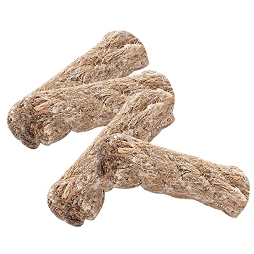 BRIGHTFUFU Instant Ignition Fire Starter Ropes 4 Pack Rope Igniters for Weather Conditions