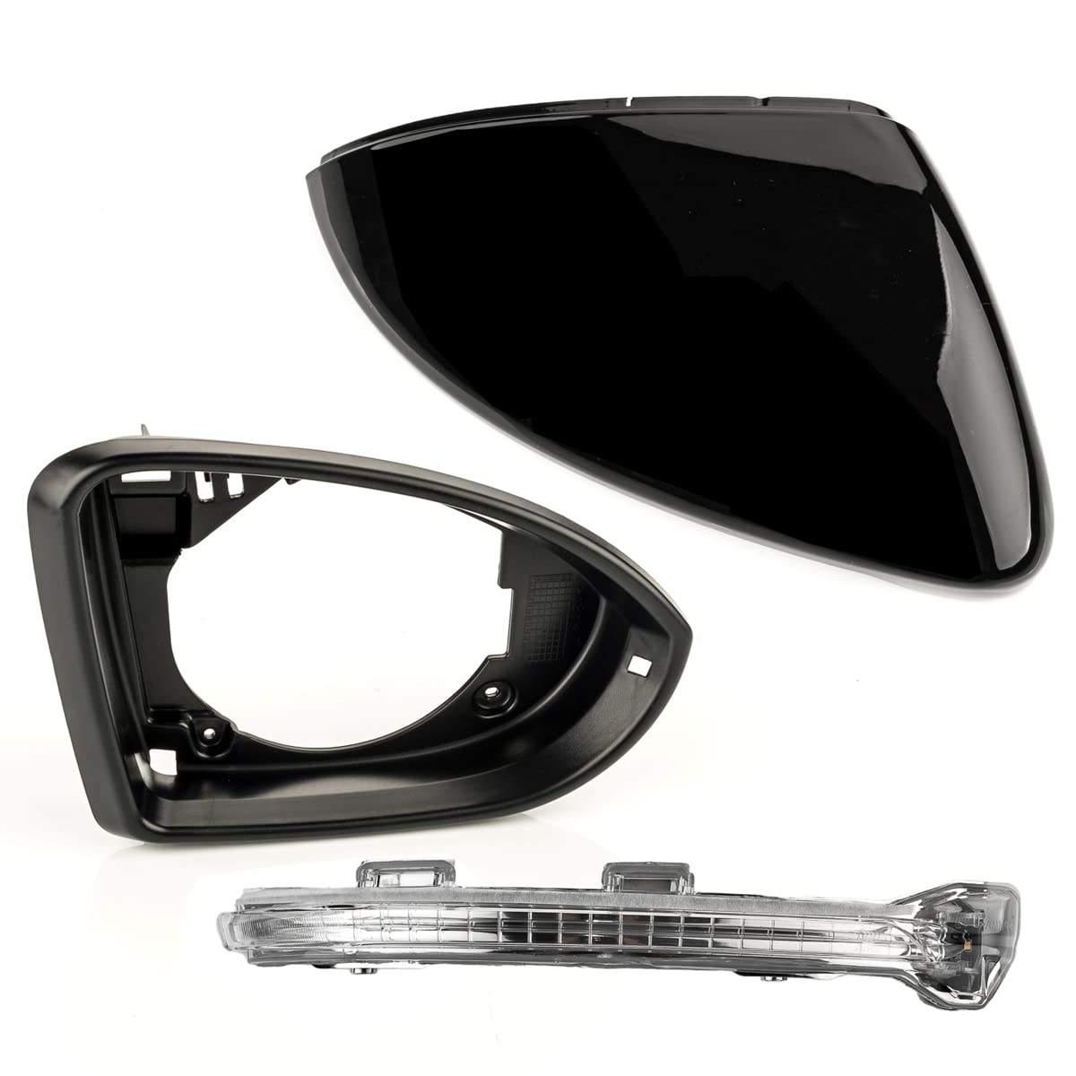 LST Spiegelblinker LED klar Spiegelkappe Blenden Set rechts f VII 7 5G