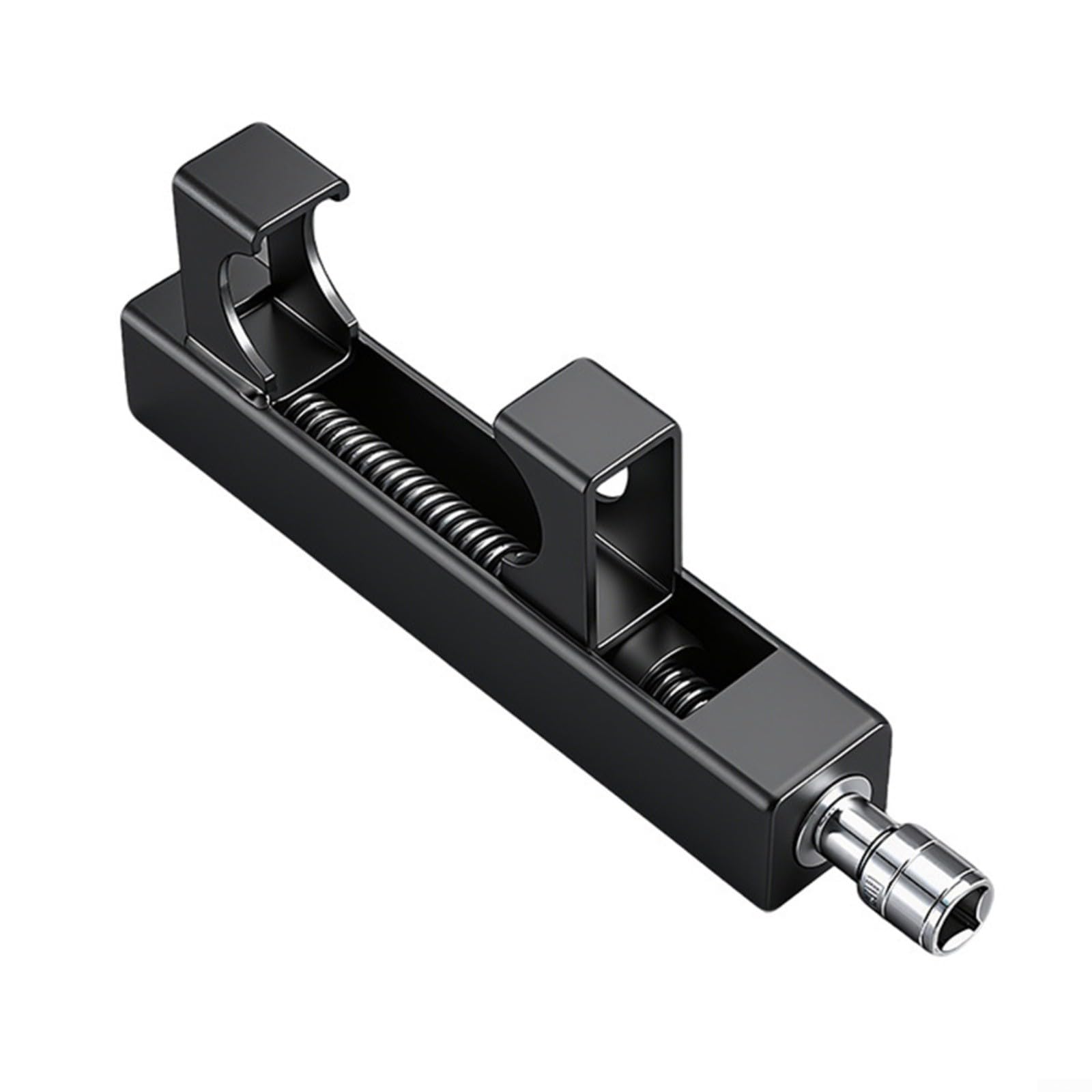 Abrazadera de cable de aluminio negro y alta resistencia para herramientas 1/2