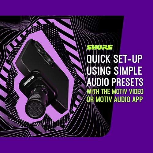 Shure MV88 USB-C Microphone for Mobile Recording - Black - image 3
