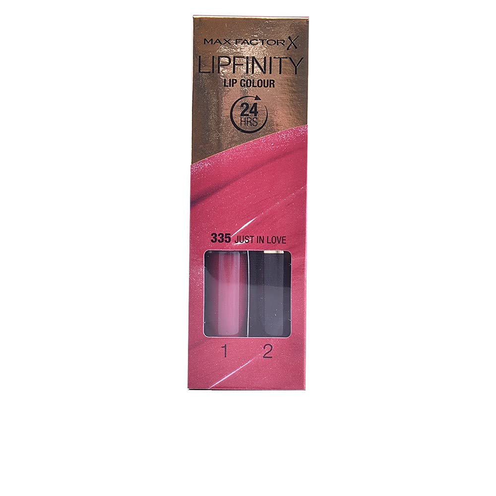 Max FactorLipfinity 2-step Long Lasting Lipstick - 335 Ever Lustrous, 2.3 ml + 1.9 g