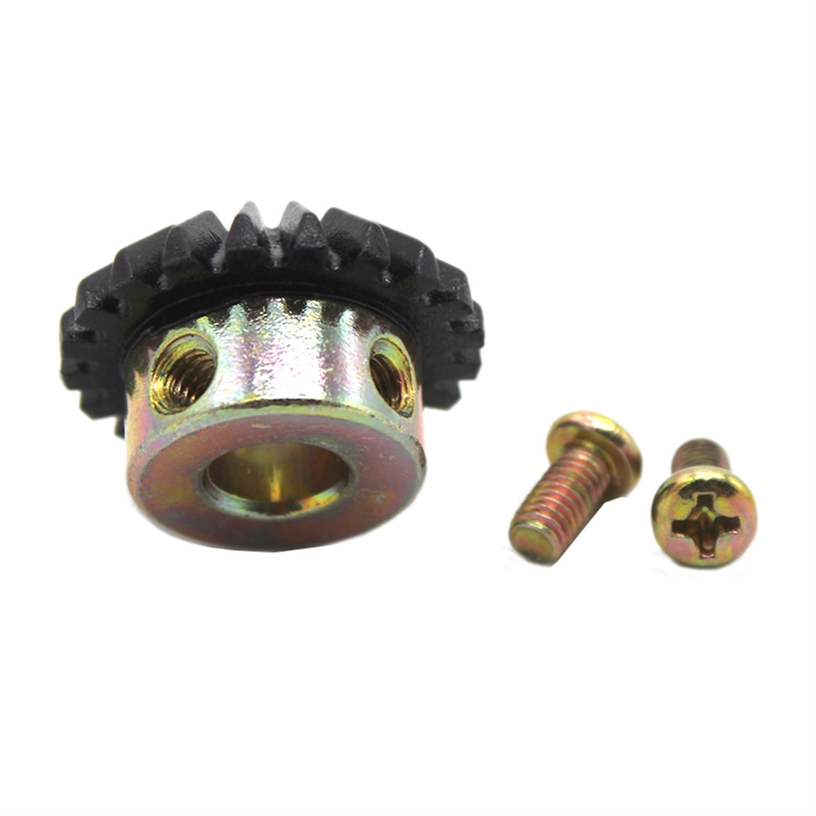 1 Module 20 Teeth Bevel Gear 1:1 Ratio - Stainless Steel Straight Bevel Pinion Gear (8mm Bore)