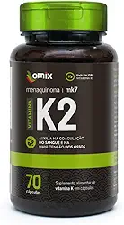 Vitamina K2 - MK7-70 cápsulas - Omix