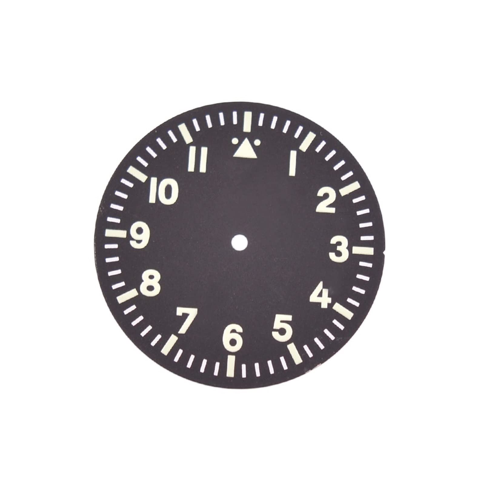 Esfera de 35,5 mm, Compatible con los Movimientos 8205, 8215 y 821A, Compatible con el Movimiento DG2813, Esfera luminiscente Negra.