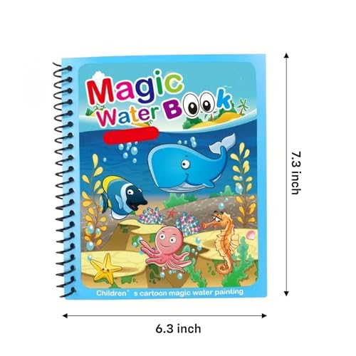 Image of Party Propz Watercolor Book with Watercolor Brush Pen - 12 Set of 24 Pcs, Party Favors, Birthday Return Gift for Kids, Return gifts for birthday, return gift for kids age 6-10
