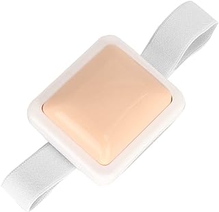 Intramuscular Injection Training Pad Model, Wearable Simulation Human Skin Injection Model Training Pad Nurse Practice Tool,Subcutaneous Injection Training Pad