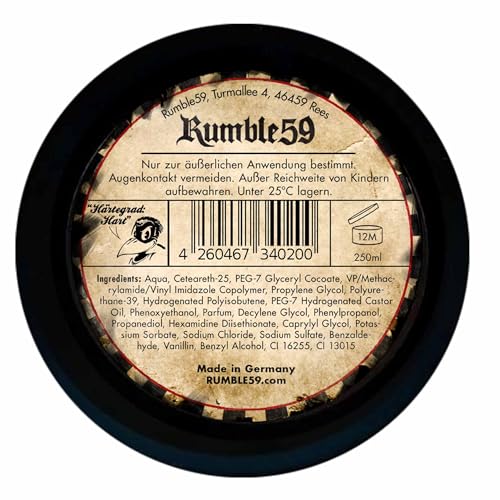 Rumble59 - Schmiere - Pomade wasserbasiert - hart - Pomade from Rumble59