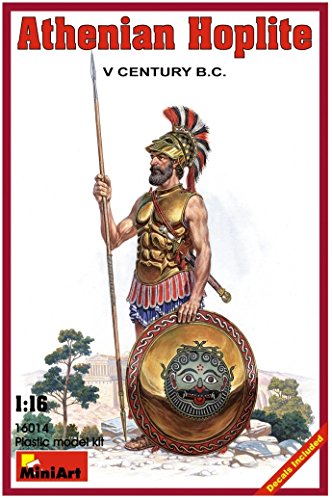 MiniArt 1/16 Scale Athenian Hoplite. V century B.C. - Historical Figures Series Plastic Model Kit #16014