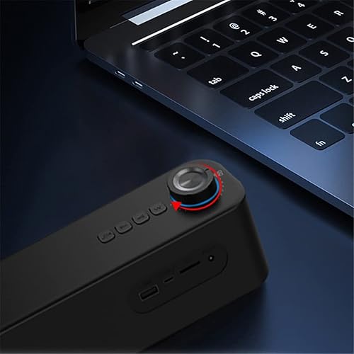 Miniatura 4 de JIAMEI - Altavoces de computadora altavoz de sonido envolvente para computadora PC laptop USB con cable reproductor de música dual mini barra de