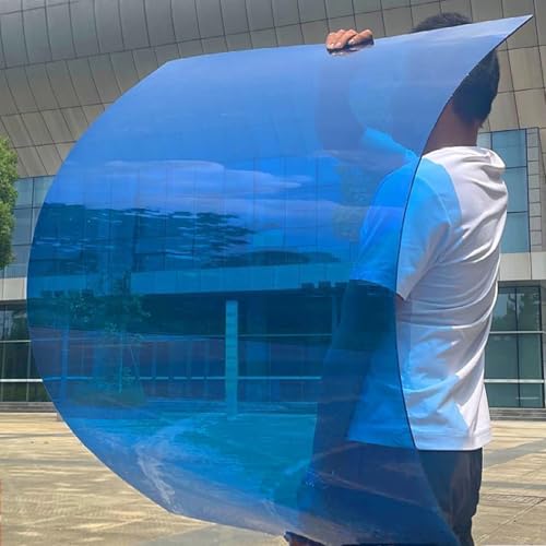 Genérico Lámina de plástico acrílico Transparente de 1,2 mm de Grosor, Paneles de iluminación Diurna inastillables e inastillables para cochera al Aire Libre e Invernadero, para Todo Tipo d