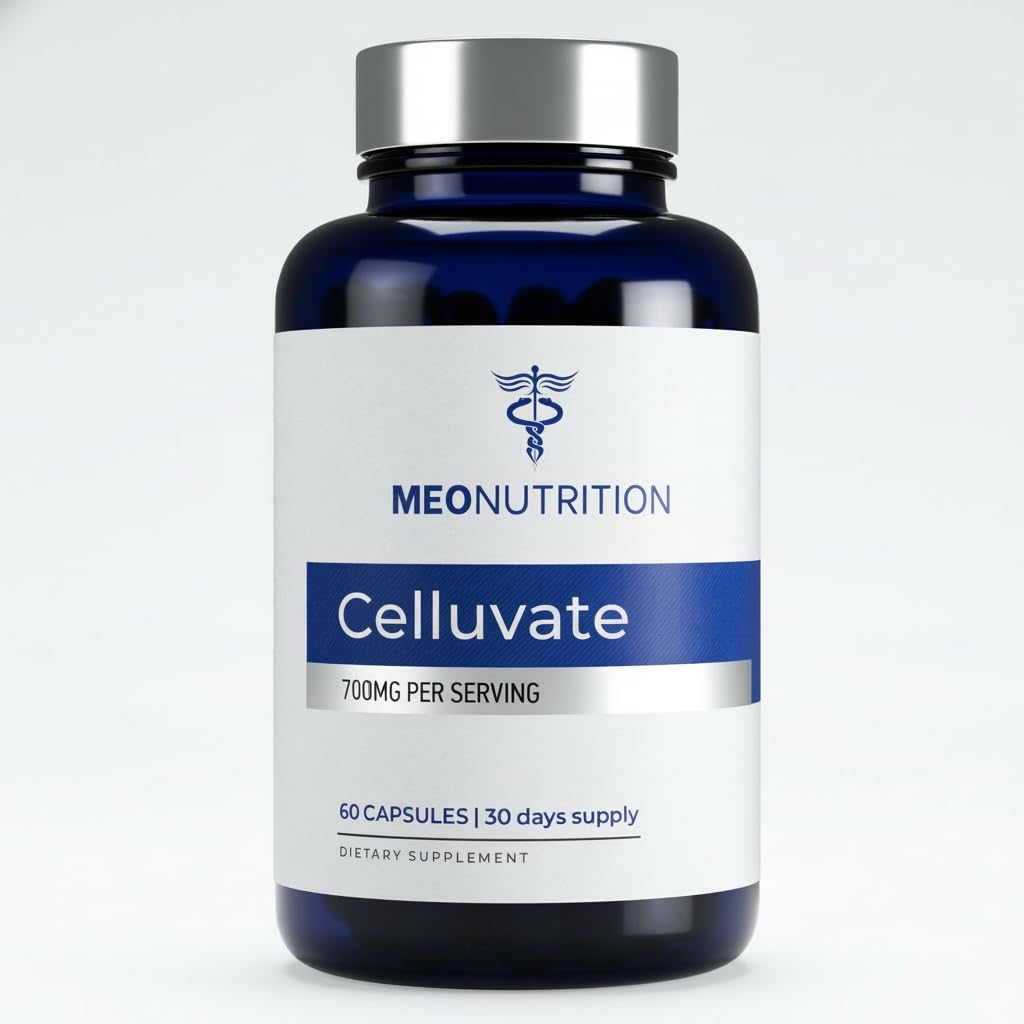 Celluvate Capsules 500mg - Nicotinamide Riboside Chloride Supplement for Healthy Cellular Health and Energy Support* - Made in USA, Vegan, Non-GMO - 60 Capsules