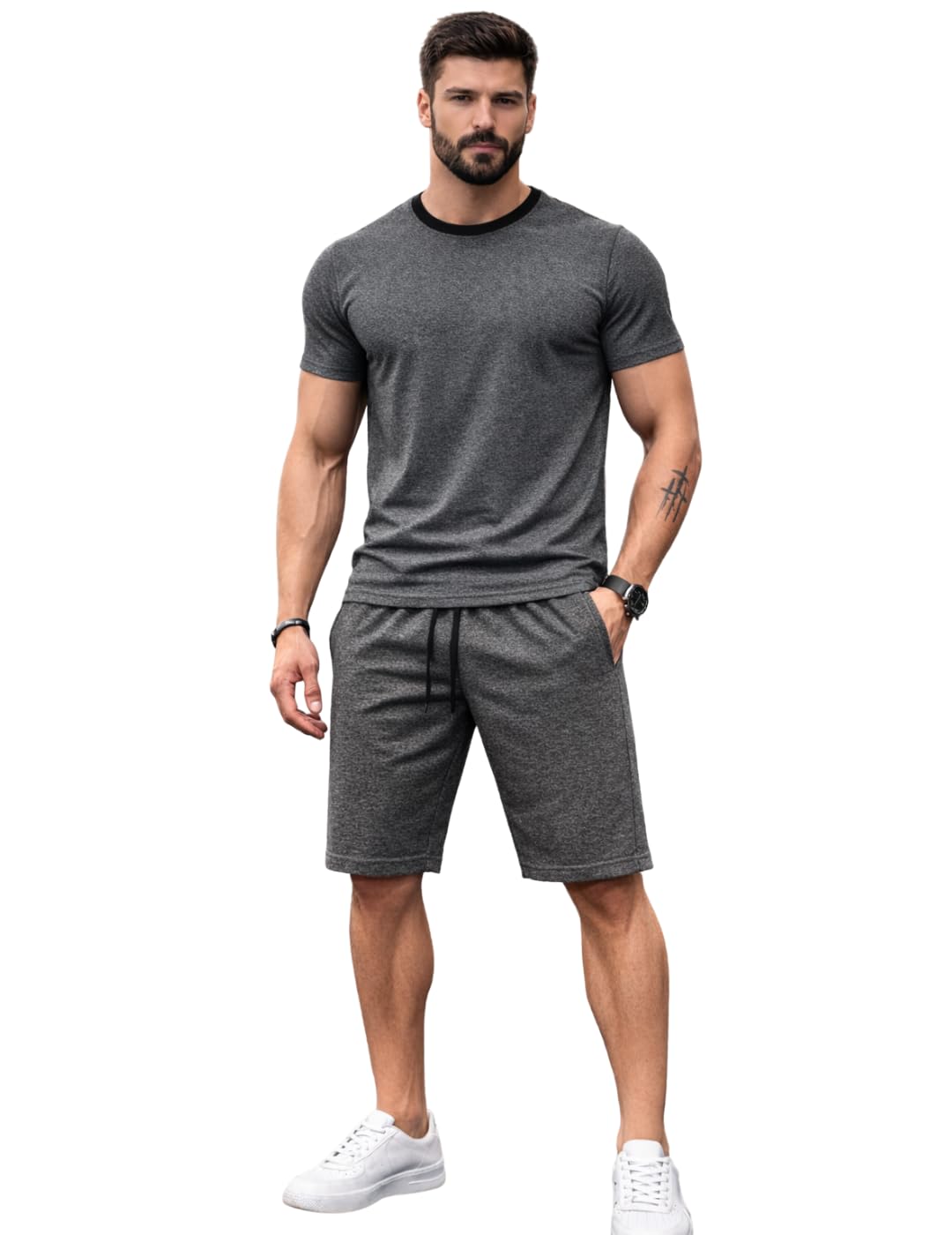Men's Polyester Lycra Tracksuit | Lightweight Sports & Gym Wear | Comfortable Running & Training Track Suit for Men-picture-25