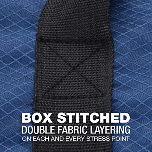 Northstar Bags SD1842 Diamond Ripstop Series Gear Duffle Bag 18in Diam 42in L 175 Liter, Pacific Blue