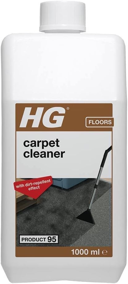 Carpet & Upholstery Cleaner with Dirt Repellent, Product 95, Removes Grime Quickly and Thoroughly for Most Types of Fabrics – 1L (151100106)