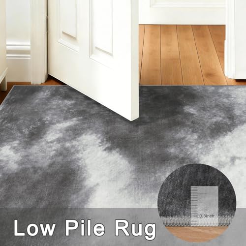 Tapete Gris ST. BRIDGE 5x7 Pies, Bajo Pelo miniatura 7