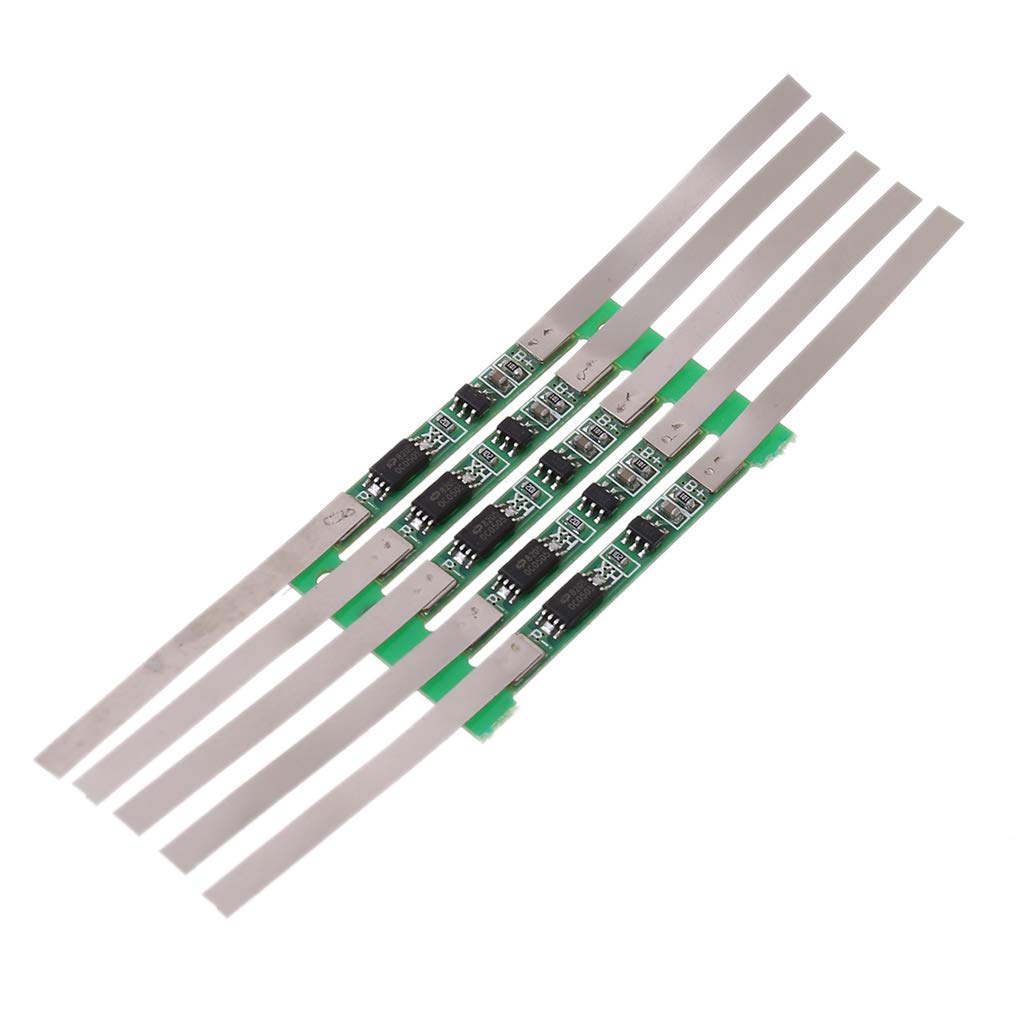 10 Pezzi Di Scheda Di Protezione BMS Per Batteria Al Litio 18650, 3,7V 3A, Con Protezione Da Sovraccarico E Cortocircuito, Per Pacchi Batteria Fai Da Te - 3
