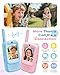 Video Walkie Talkies for Kids, Rechargeable Walkie Talkies Toys 2 Pack with HD Camera & 4 Voice Changer, Birthday Gifts for Age 3-12 Boys Girls, 2 Way Radio Long Range for Family Games Camping Hiking