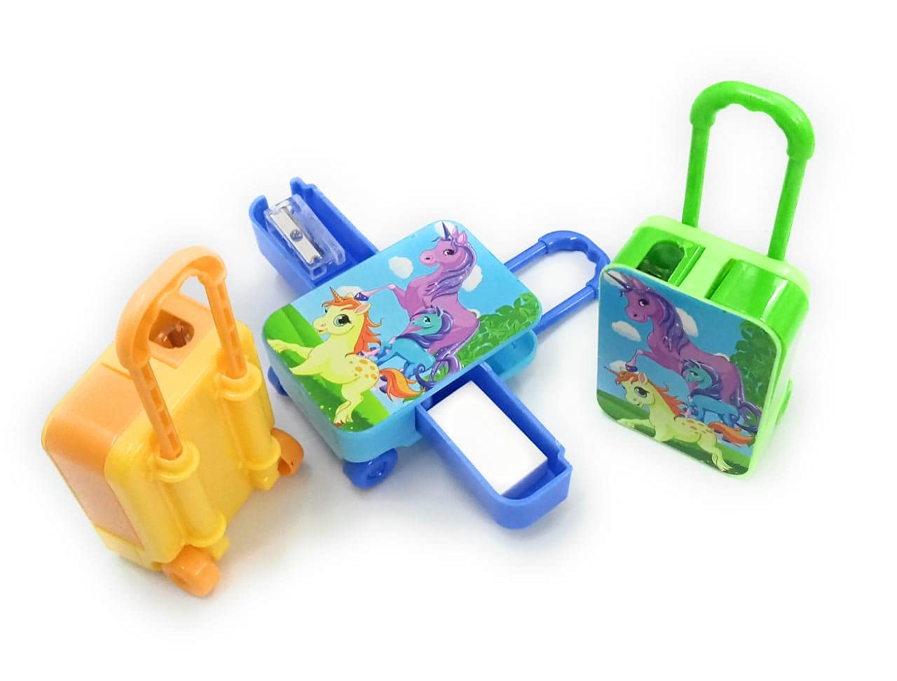 TERA 13 Unicorn Eraser for Girls (3 Pcs) Eraser Sharpener Set, Unicorn Sharpener Eraser Kit, Suitcase Shape Eraser for Kids, Return Gifts Eraser Sharpener Combo for Kids School Stationary Items (B097RC9F5D) Amazon Price History, Amazon Price Tracker