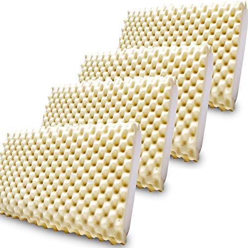 Kit 4 Travesseiros Espuma De Viscoelástico Nasa Massageador 50 x 70cm