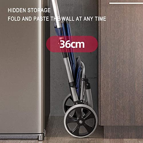 Einkaufstrolley Einkaufswagen Einkaufswagen Tragbarer Einkaufswagen mit großer Kapazität, Leichter Faltbarer… – Bild 5