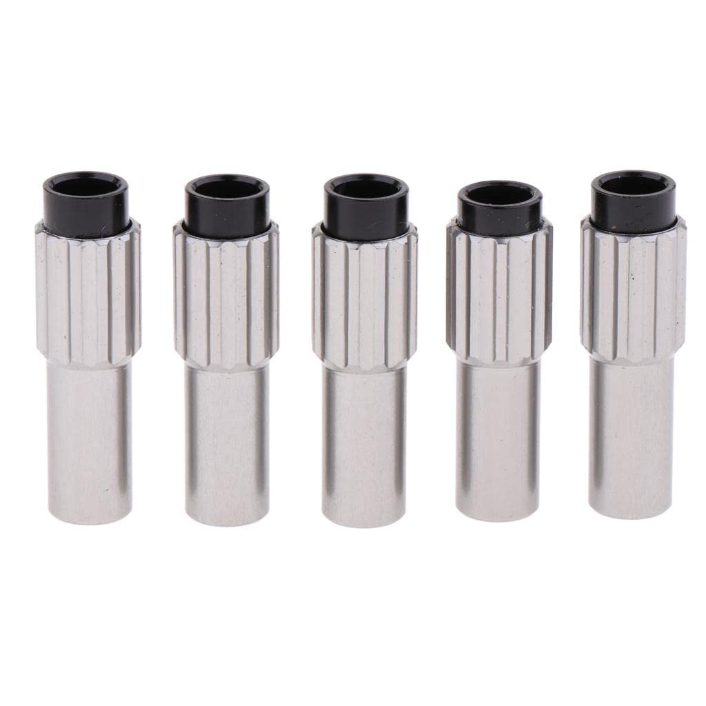 5pcs Mountain Road Bike Inline Cable Adjuster Derailleur Adjustment Screws , Silvery