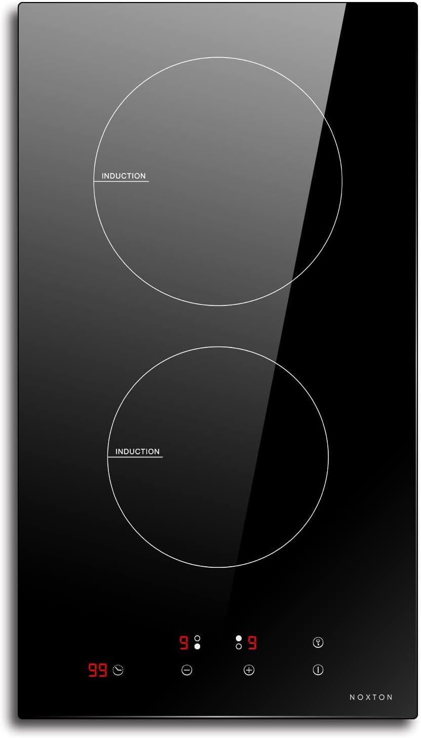 Noxton Piano Cottura Induzione 2 Fuochi, 30cm Piani Cottura 3500W Incasso, Piastra Induzione Elettrico Professionale con Toccare, 9 Livelli e Timer Controll, Blocco di Sicurezza Senza Spina Noxton Piano Cottura Induzione 2 Fuochi, 30cm Piani Cottura 3500W Incasso, Piastra Induzione Elettrico Professionale con Toccare, 9 Livelli e Timer Controll, Blocco di Sicurezza Senza Spina