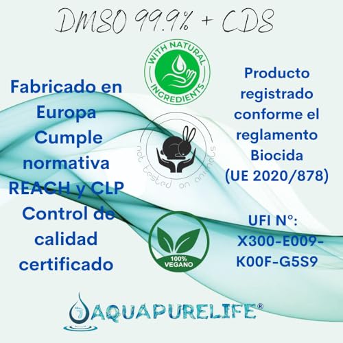 DMSO 99,9 % haute pureté et solution CDS 3000 ppm sous flacons en verre ambre - 5