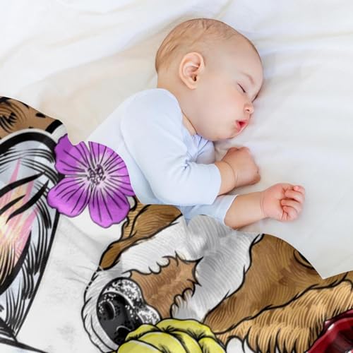 Couverture plaid Labradoodle pour canapé et lit cosy - 7