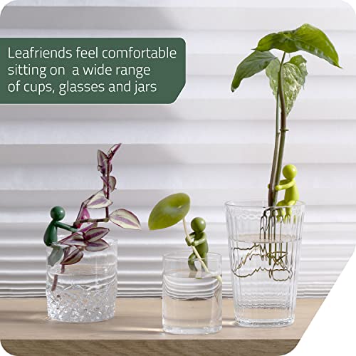 Leafriend: Plant Propagation Buddy; Plant Support for Sprouts, Stems, Shoots, and Cuttings; 3 Cute Plant Supports for a Plant Propagation Station or an Indoor Garden; Plant Lover Gifts by Peleg Design - Image 6