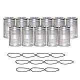 Wix Engine Motor Oil Filter Set (Cartridge Lube Metal Canister) (11 Pieces)