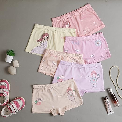 Image of Little Swag Cotton Panties for Baby Boys Kids Boyshorts Underwear Drawer with Minimal Prints Everyday Wear Boxers, Innerwear for Little Ones