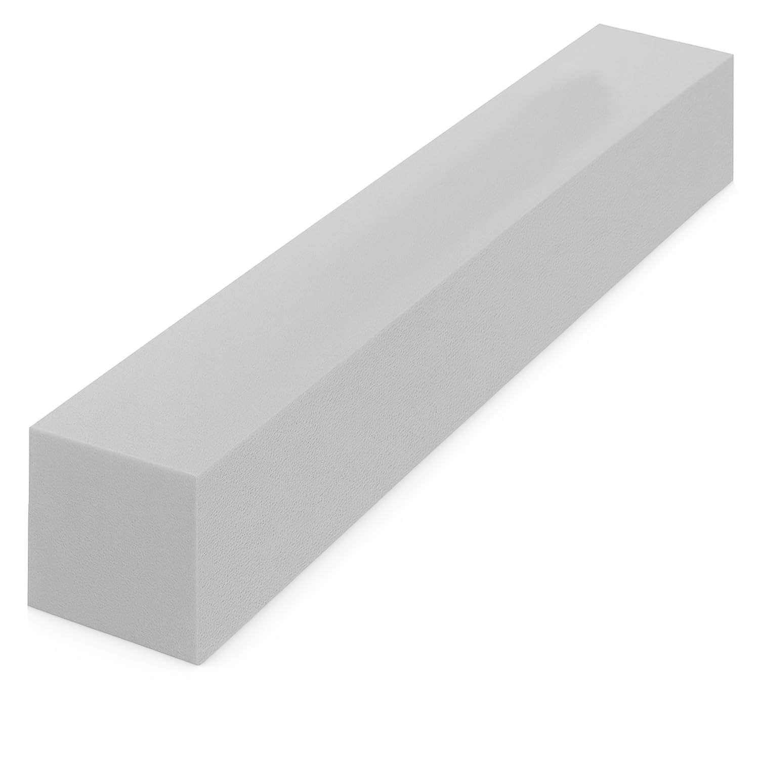 Brillars High Density Foam Bed Gap Filler for Mattress & Headboard – Sofa Bed Extender, Rectangle Bolster Support Pillow, Armrest Cushion – Firm Foam Only (White, 120x10x10cm)