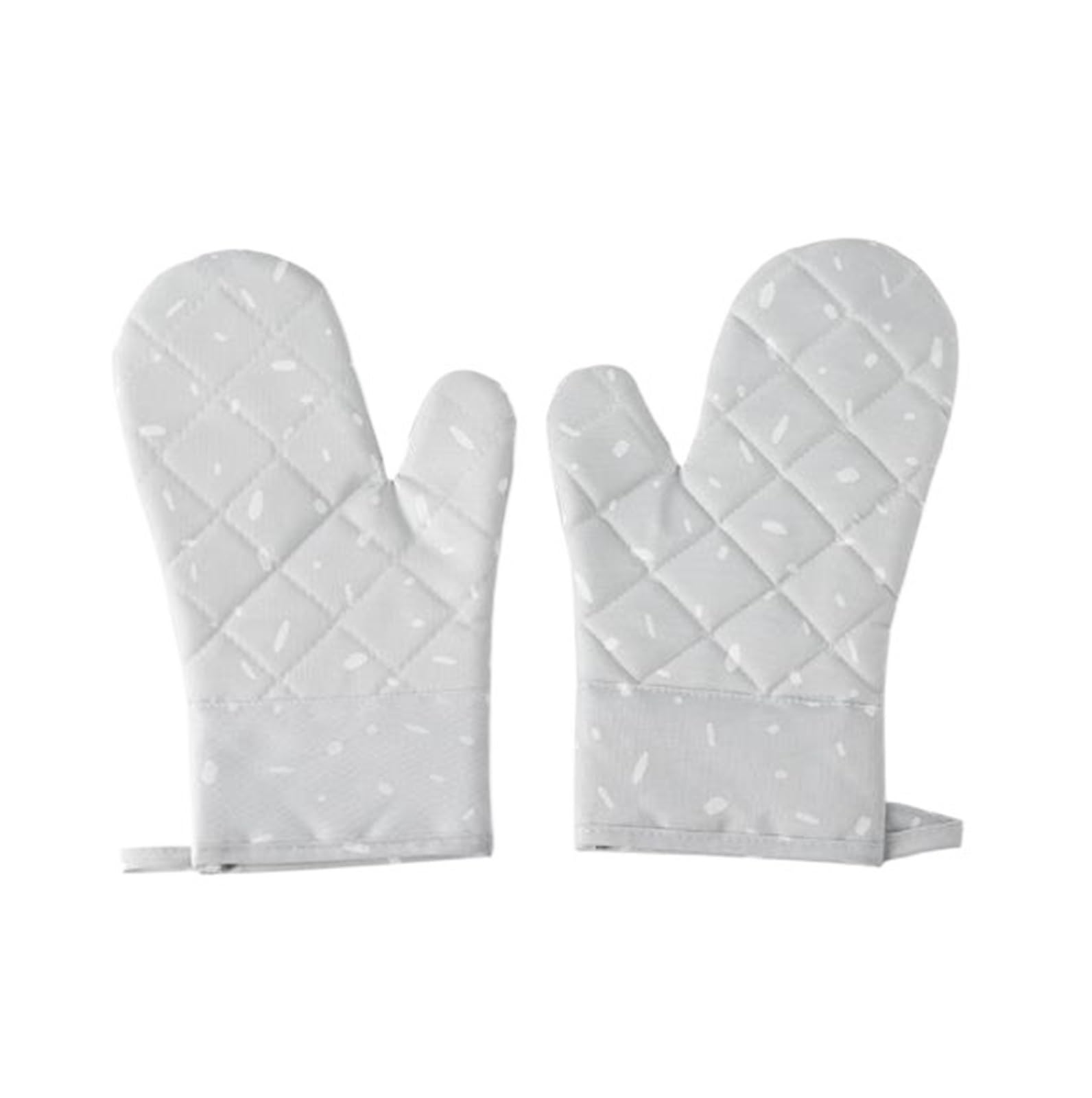 Ofenhandschuhe Topfhandschuhe rutschfeste Ofenhandschuhe Aus Baumwolle, Isolierte Mikrowellenhandschuhe for Backen Topflappen Handschuh(G)