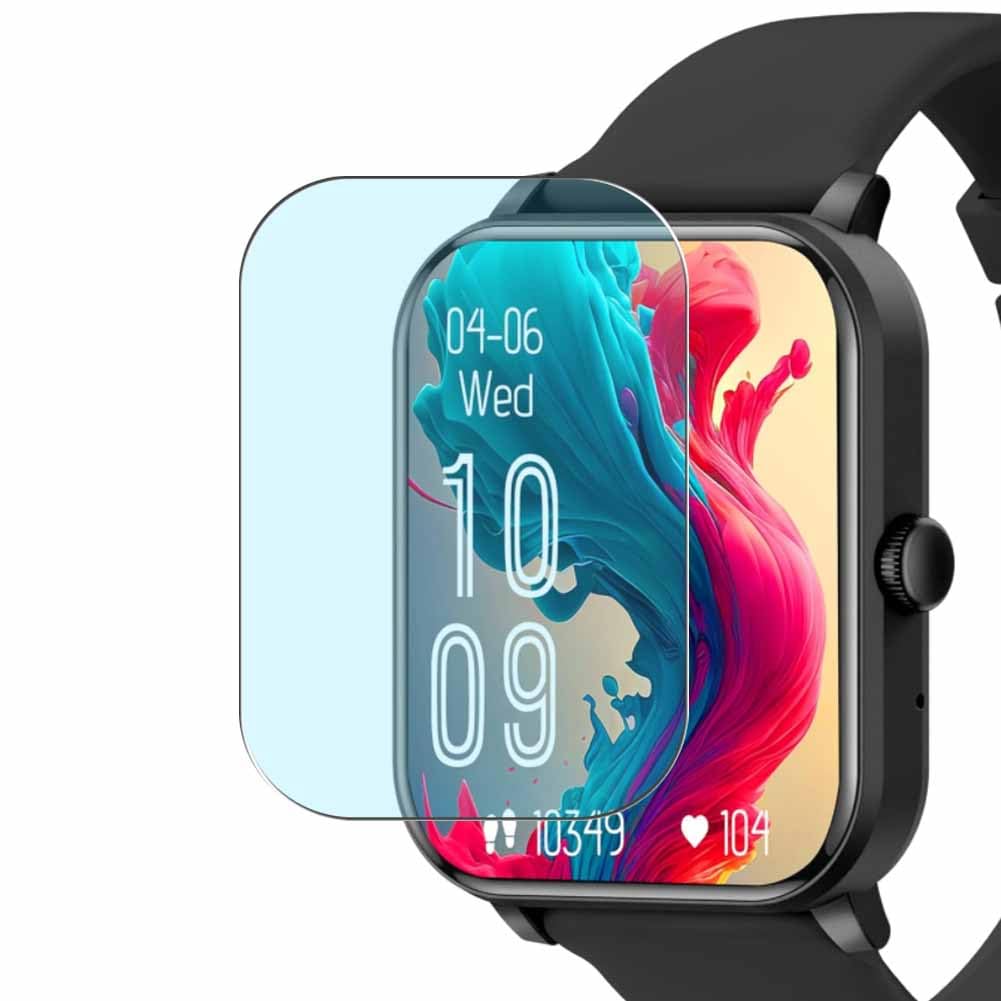 [3 Pack] Synvy Anti Blue Light Screen Protector, compatible with AcclaFit ASWEE L69C L69 1.85" smartwatch Smart Watch Guard Skin [ Not Tempered Glass Protectors ]