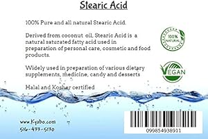3lbs Stearic Acid - Pure Vegetable Based
