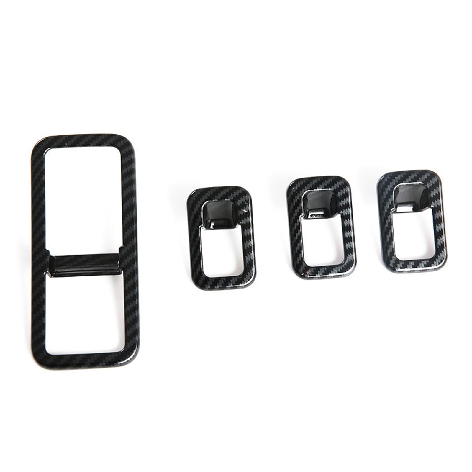 QBKGMEWCA Window Control Panel Glass Switch Frame Decorative Decal Interior Modification Accessories Compatible for Chery ICAR V23