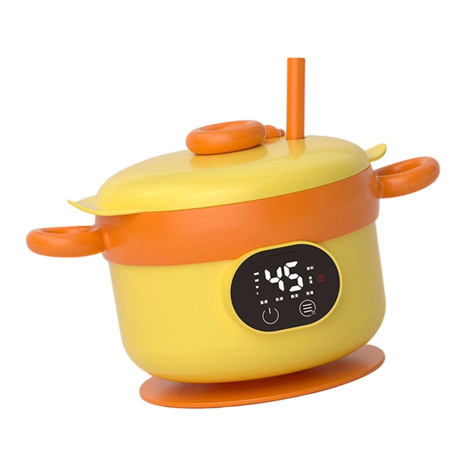 Limtula Rechargeable Baby Food Warmer Bowl with Silicone Cover Multifunctional Intelligent Temperature Control Baby Food Toastier