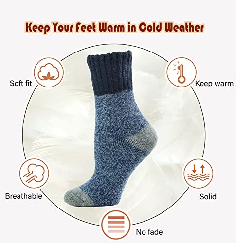 Image of Womens Wool Knit Winter Socks