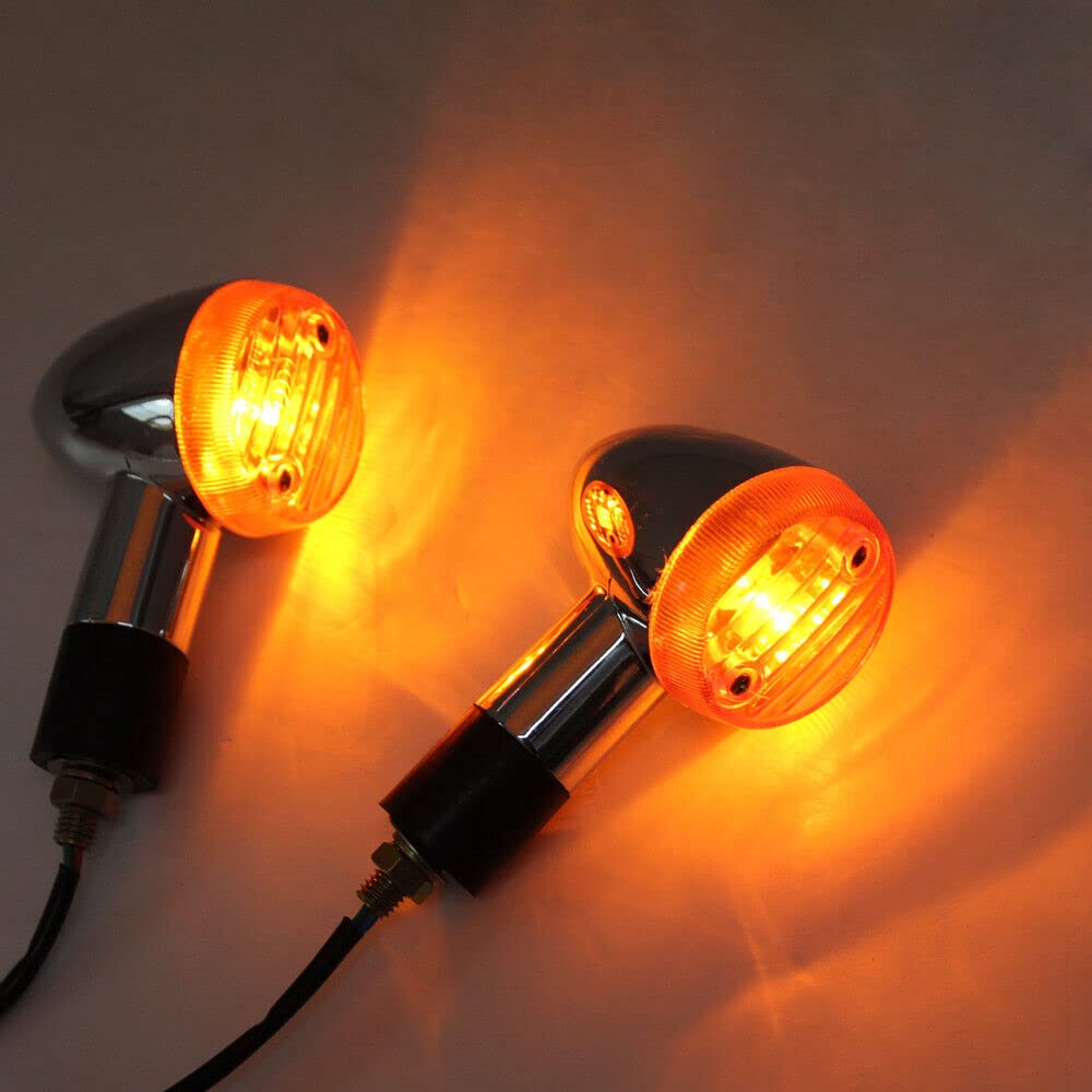 Luz Indicadora De Giro Perfectech Para Motocicleta, 10 Mm, Roscada, Con