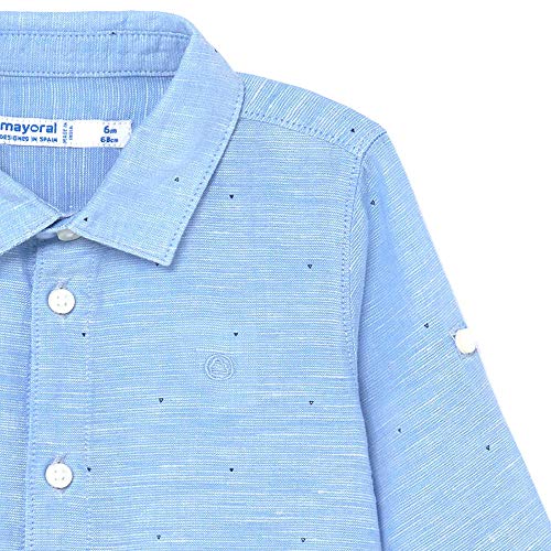 Mayoral Bmbo overhemd lichtblauw lange mouwen 117 - Image 4