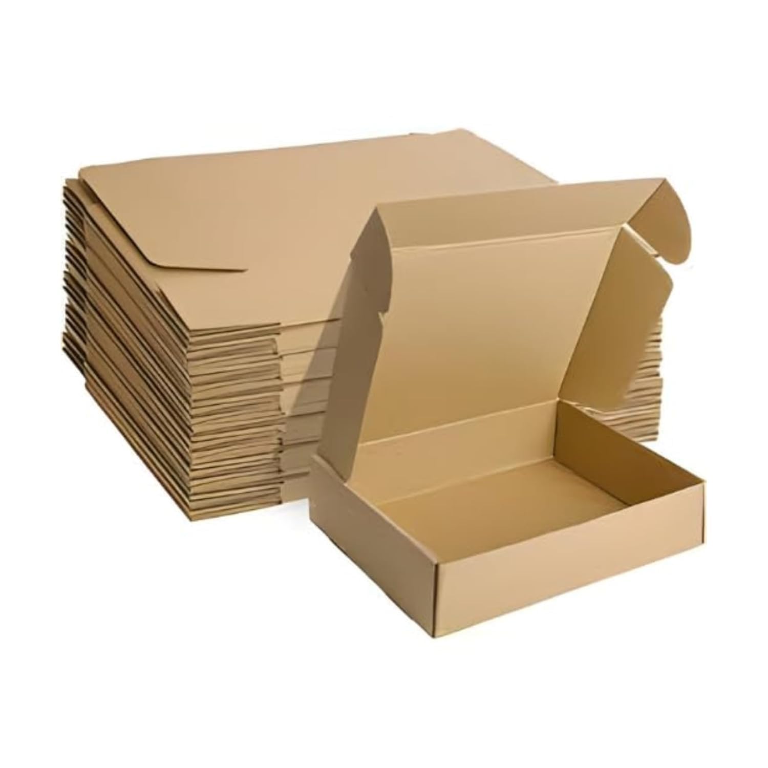 MM WILL CARE Premium Eco-friendly 6x5x1.5 inch selflock brown corrugated box - 3ply Pack of -50-image-7