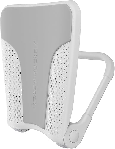 READY ROCKER - Soporte de espalda portátil ergonómico ajustable para alivio del dolor de espalda baja y relajación - Blanco - Modelo 2024