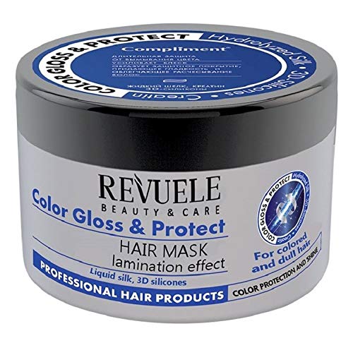 DPNY Revuele - Máscara de pelo efecto laminado (500 ml), color brillante