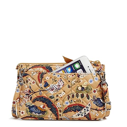 Image of Vera Bradley Women's Cotton Wallet Crossbody Purse with RFID Protection