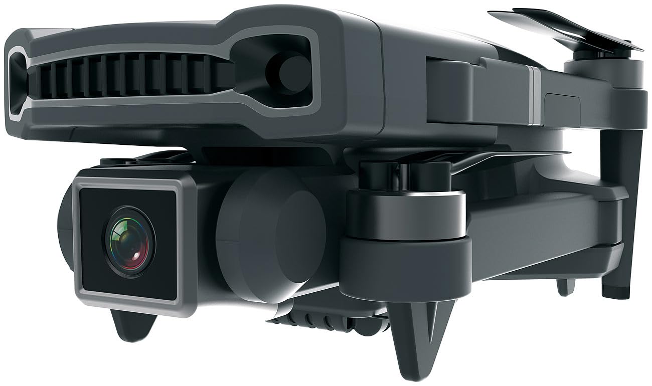Simulus Quadrocopter-Drohnen: Faltbare WLAN-Drohne mit Brushless-Motor, Versandrückläufer (RC-Drone, Faltbarer Quadrocopter, USV)